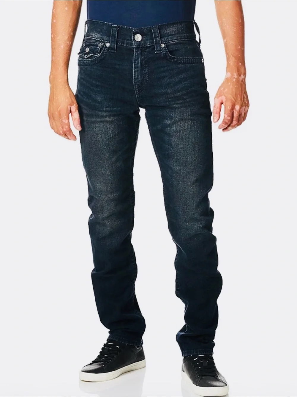 True Religion Men’s Indigo Slim Straight Jeans